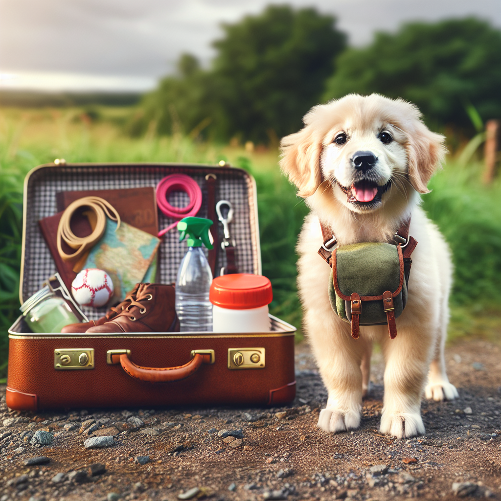 how to travel with a puppy
