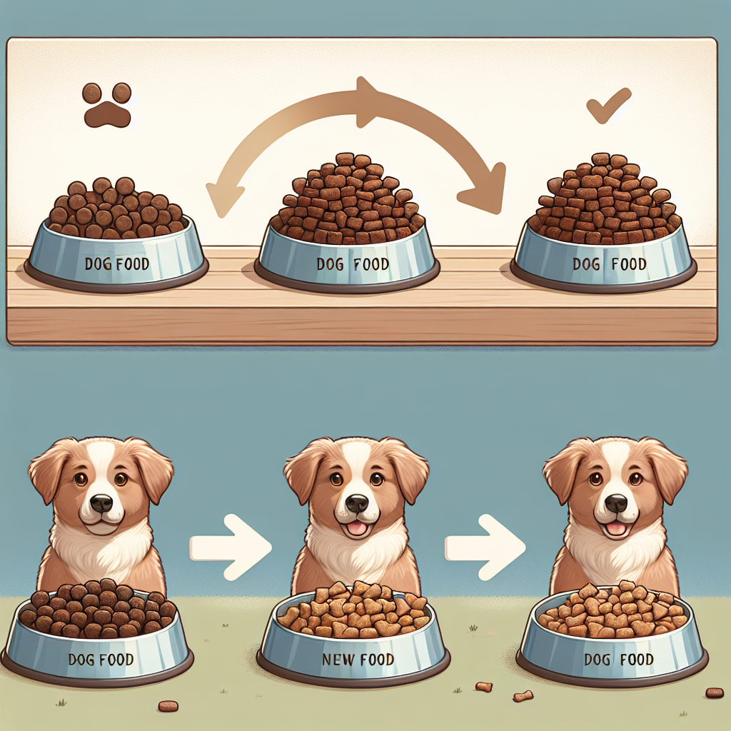 switching dog food safely