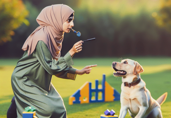 Training hyperactive adult dogs